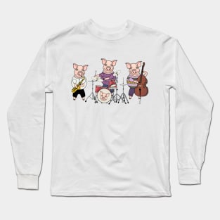 Pig jazz band Long Sleeve T-Shirt